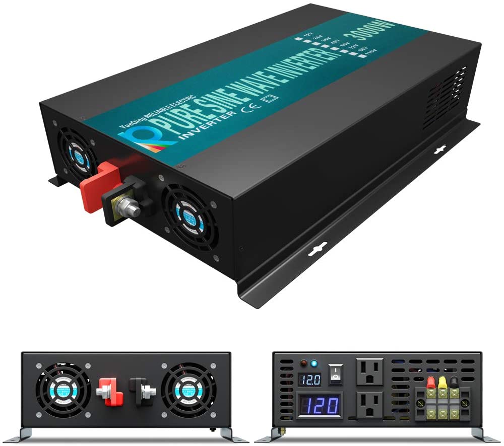 Inverter Pure Sine Wave 60Hz 120V 3000W - Inwerter sinusoidalny 3000W, generator energii z