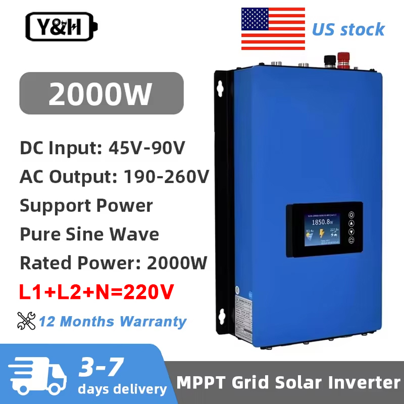 Grid Tie Inverter Limiter 2000W - Falownik solarny sieciowy Y&H 2000W MPPT