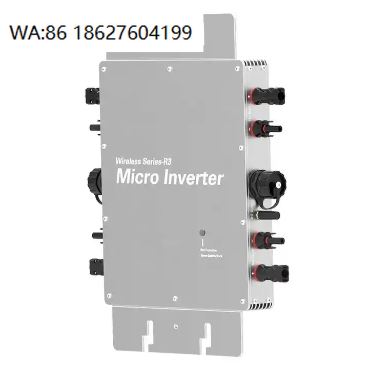 Micro Inverter 1400W Solar Grid Tie - Mikroinwerter sieciowy 1400W IP65 wodoodporny, wejście