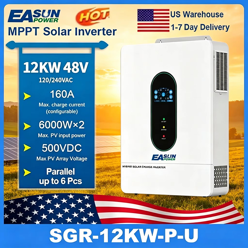 Grid Tie Inverter Limiter 2000W - EASUN POWER 120V/110V 12KW hybrydowy inwerter