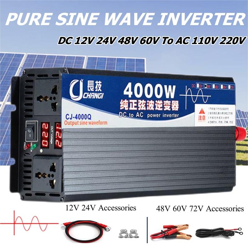Inverter Pure Sine Wave 60Hz 120V 3000W - 4000W/5000W/5500W/3000W falownik czystej fali sinusoidalnej DC