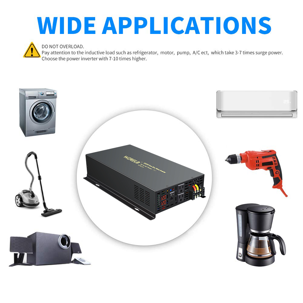 Pure Sine Wave Inverter 5000W 48V 220V - Niezawodny falownik solarny o mocy 5000W