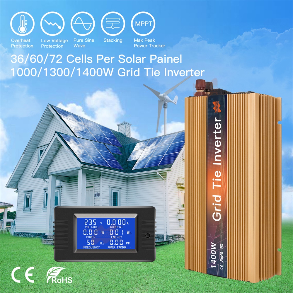 Mikroinwerter solarny sieciowy – Micro Inverter 1400W Solar Grid Tie recenzja i cena