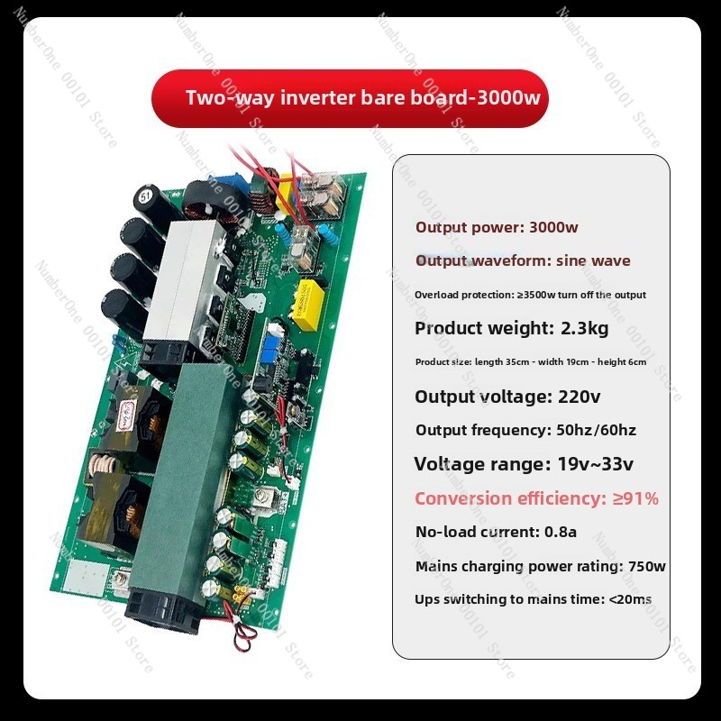 Moduł zintegrowany do ładowani – Pure Sine Wave Inverter Board 24V 48V recenzja i cena