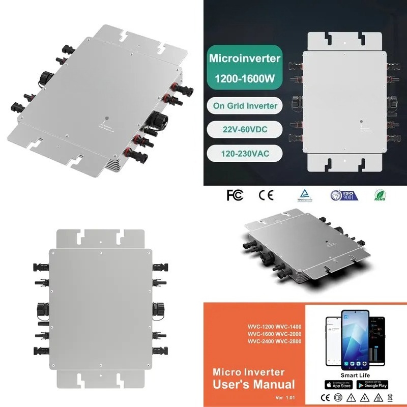 Inteligentny mikroinwerter z m – Micro Inverter 1400W Solar Grid Tie recenzja i cena