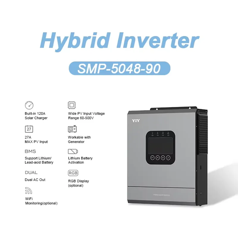 Falownik solarny MPPT off-grid – Off Grid Solar Inverter 48V 6000W recenzja i cena