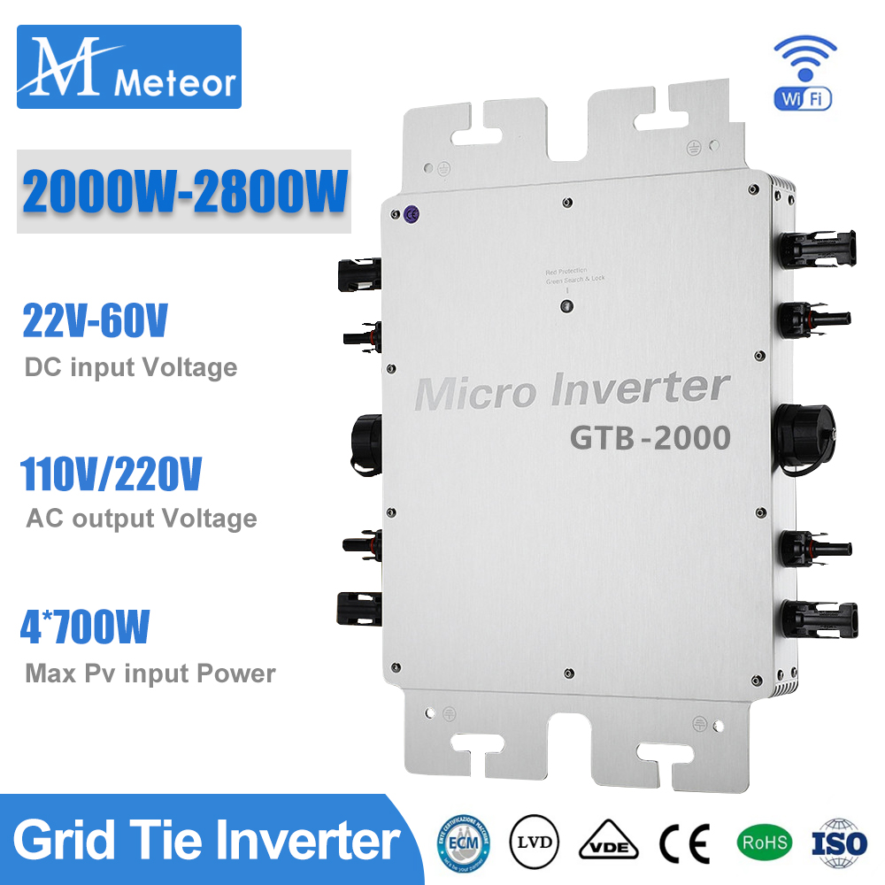2000W 2400W 2800W Mikroinwerte – Grid Tie Inverter Limiter 2000W recenzja i cena