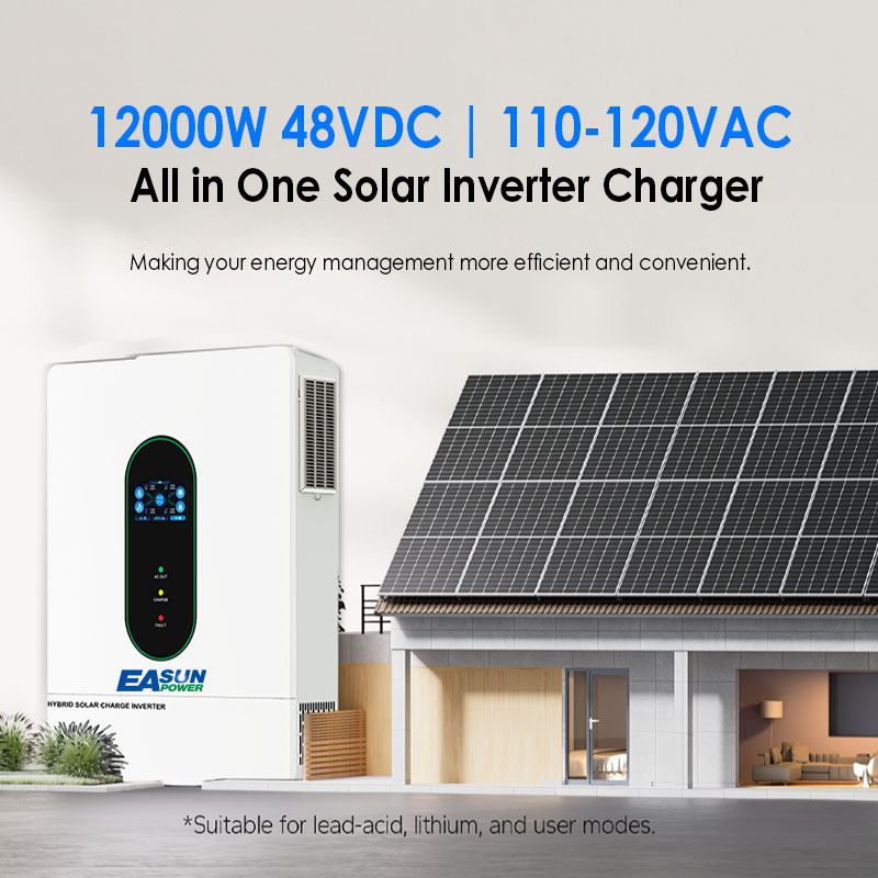 EASUN POWER US 12KW 12000W Inw – Grid Tie Inverter Limiter 2000W recenzja i cena